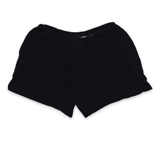 𝅺vintage Express Cotton Gauze Drawstring Shorts Black Size XS